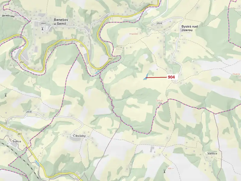 Dražba lesa 2802 m², Bystrá nad Jizerou – náhled fotky 1