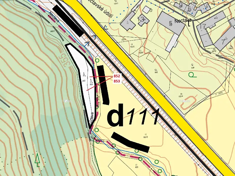 Dražba lesa 1054 m², Biskupice – náhled fotky 3