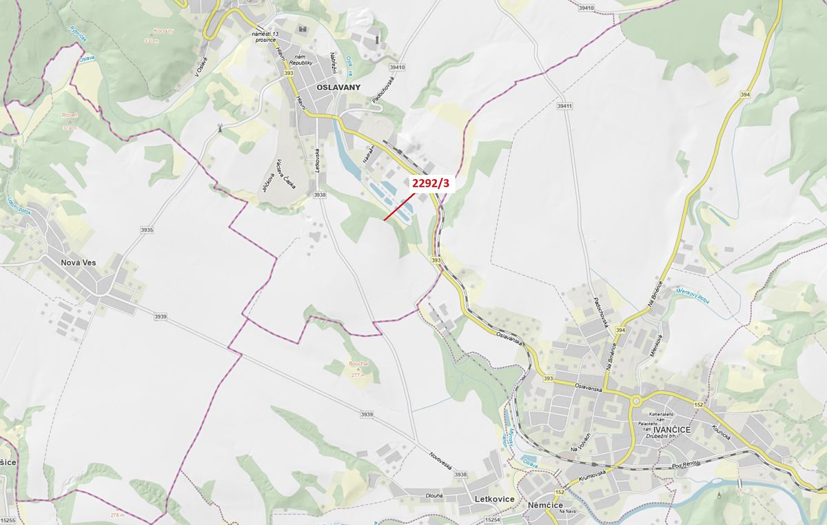 Dražba lesa 26 m², Oslavany – fotka 1 z 3