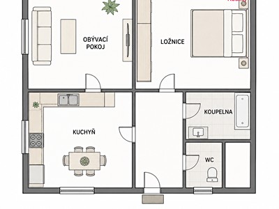Wohnung 2+1 zur Miete, 72 m² (3 von 11)
