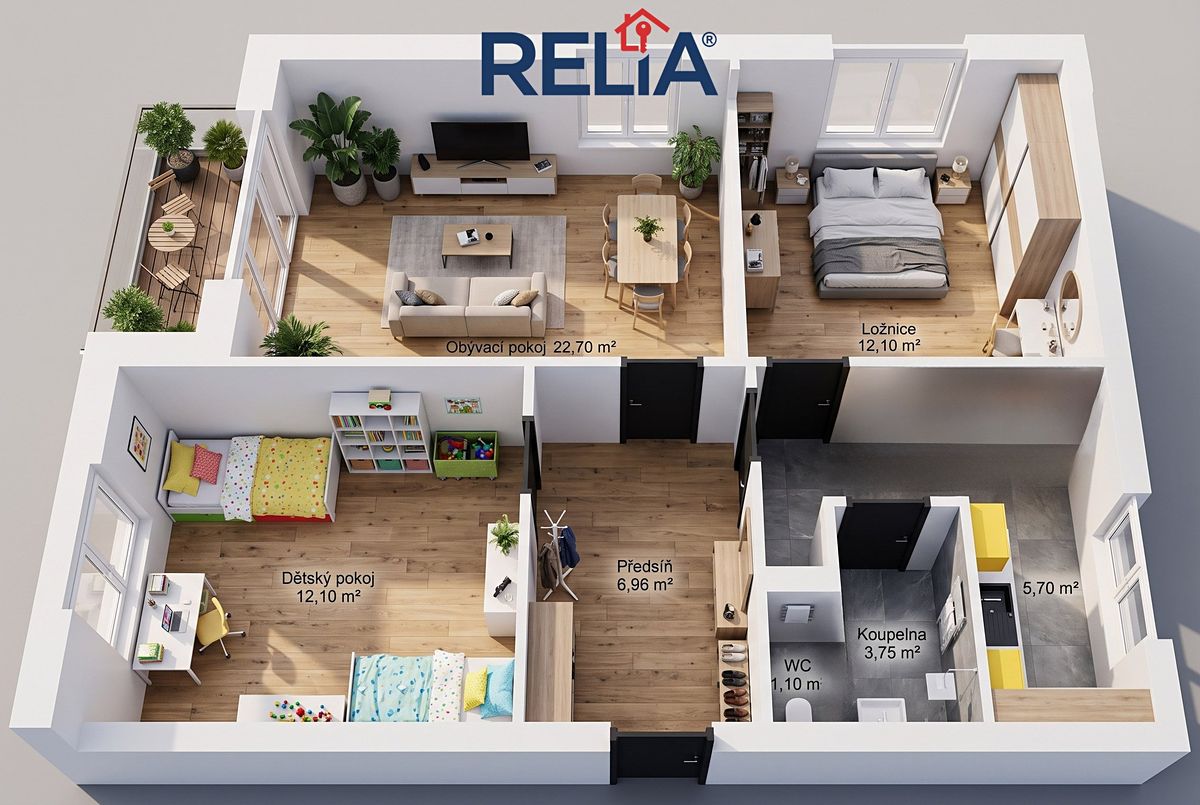 Prodej bytu 3+1 70 m² – fotografie 5