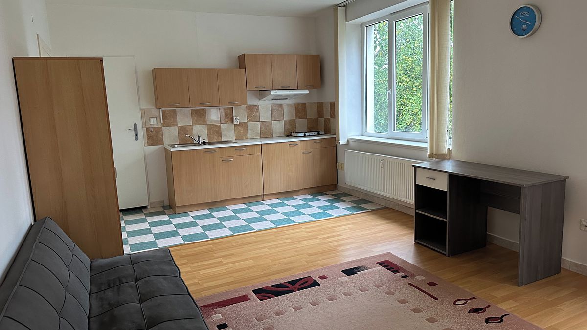Pronájem bytu 1+kk 35 m², Průhonice – fotka 1 z 3