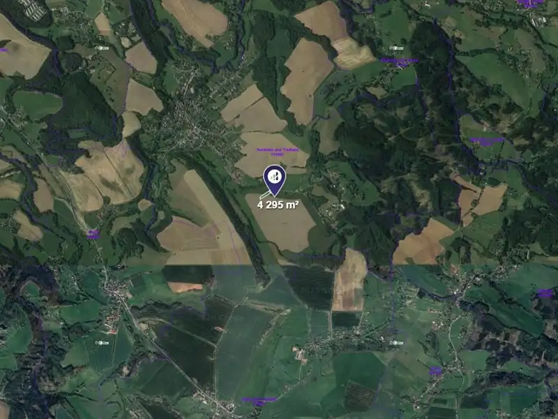 Prodej pole 4295 m², Rovensko pod Troskami – náhled fotky 2