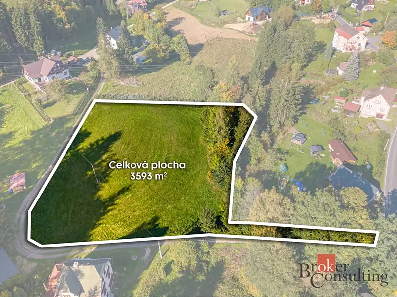 Prodej stavebního pozemku 3593 m², Lučany nad Nisou – náhled fotky 3