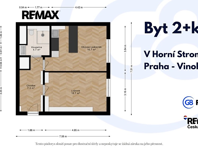 Квартира 2+kk на продаж, 49 м² (16 з 16)