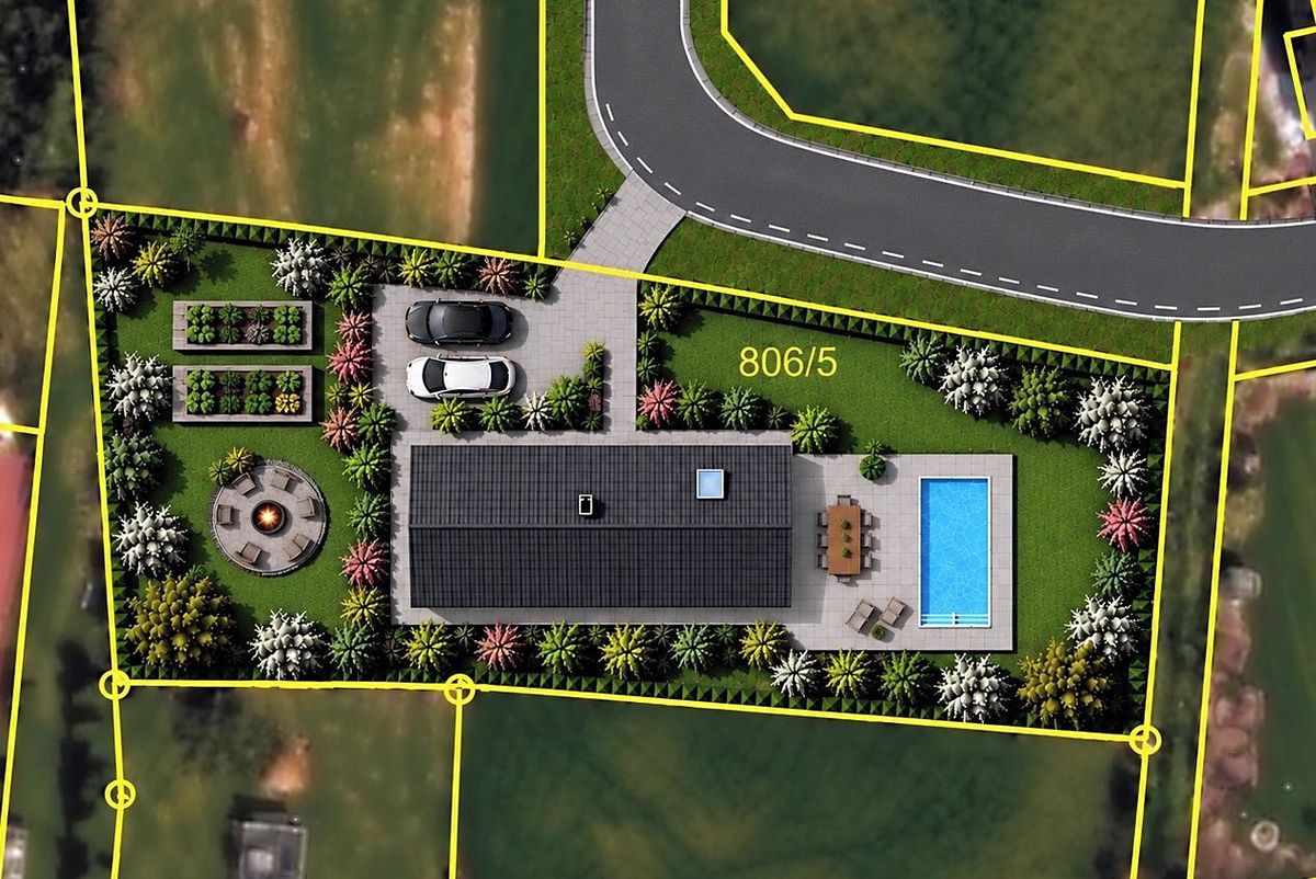 Prodej stavebního pozemku 880 m², Dříteč – fotka 1 z 3