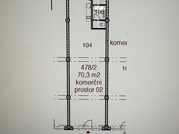 Комерційне приміщення в оренду, 70 м² (3 з 3)