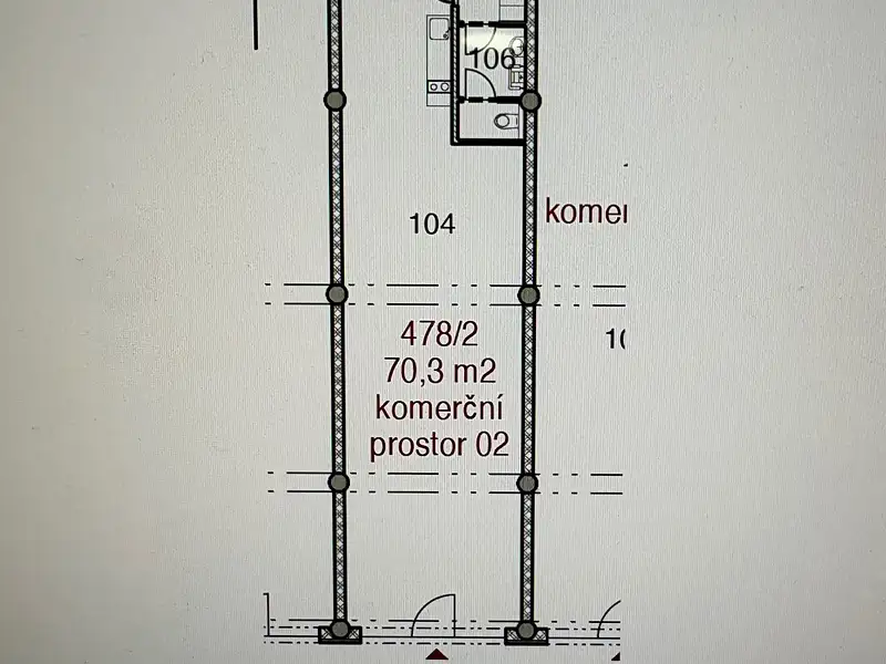 Pronájem obchodního prostoru 70 m², Praha – náhled fotky 3