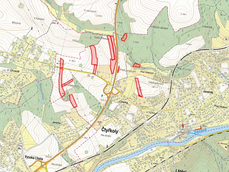 Prodej pole 22927 m², Čtyřkoly – náhled fotky 3