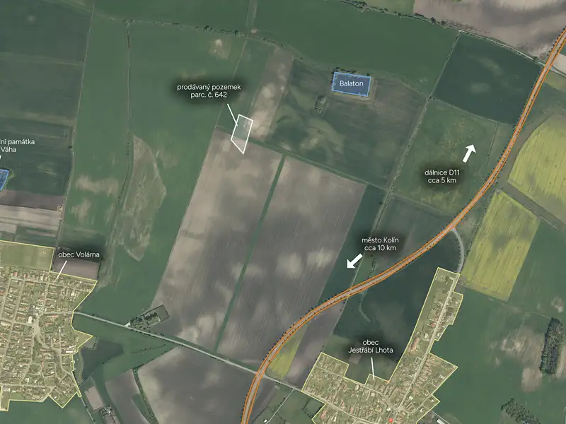Prodej pole 7028 m², Jestřabí Lhota – náhled fotky 1