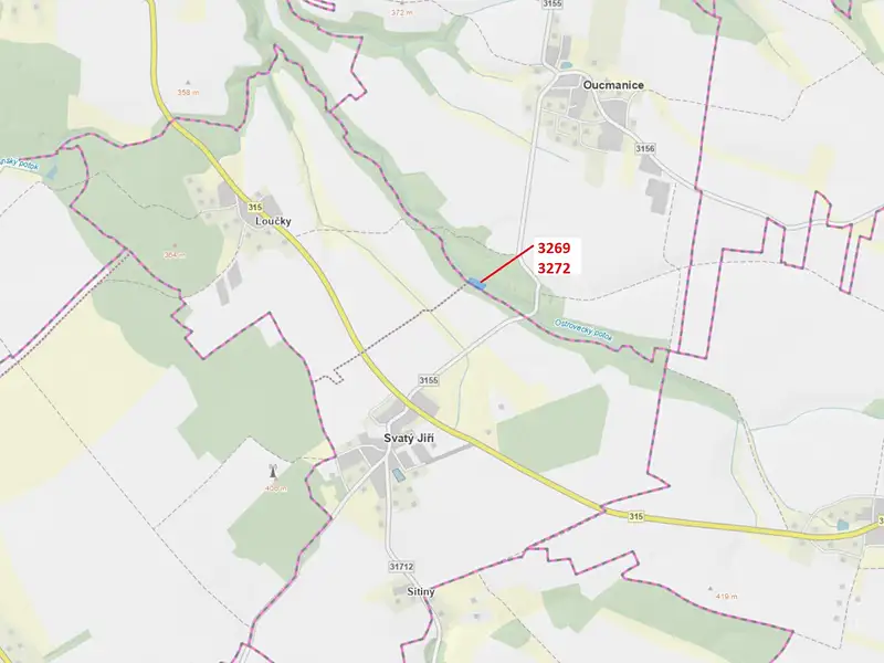 Dražba lesa 3183 m², Oucmanice – náhled fotky 1