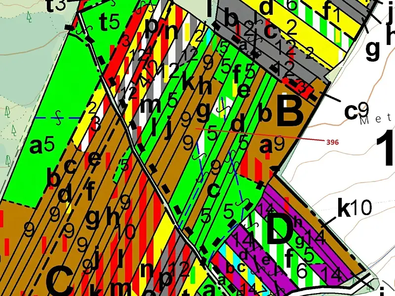 Dražba lesa 3832 m², Komárov – náhled fotky 3