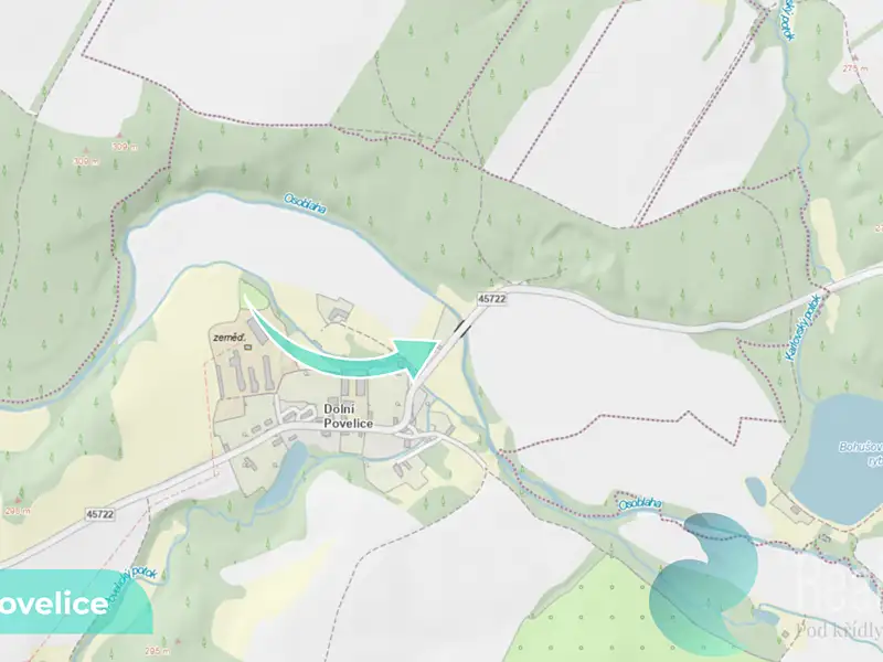 Prodej louky 2008 m², Bohušov – náhled fotky 3