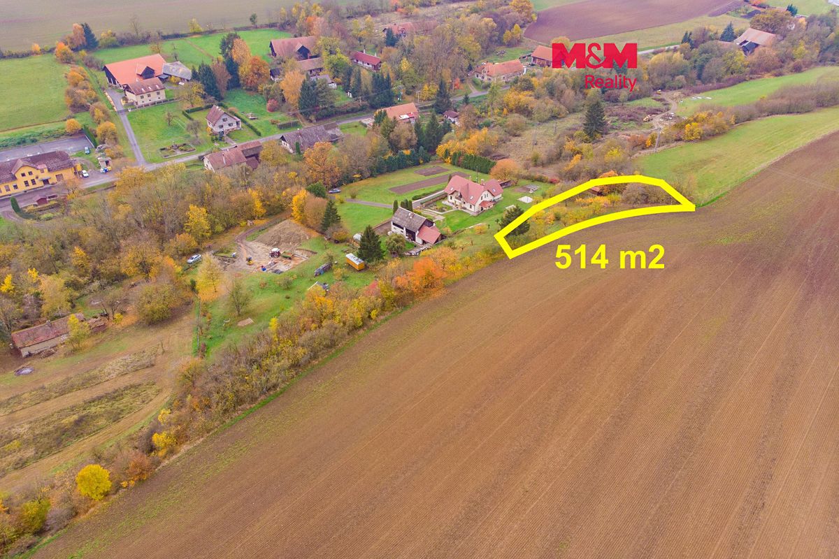Prodej louky 514 m², Chyjice – fotka 1 z 3