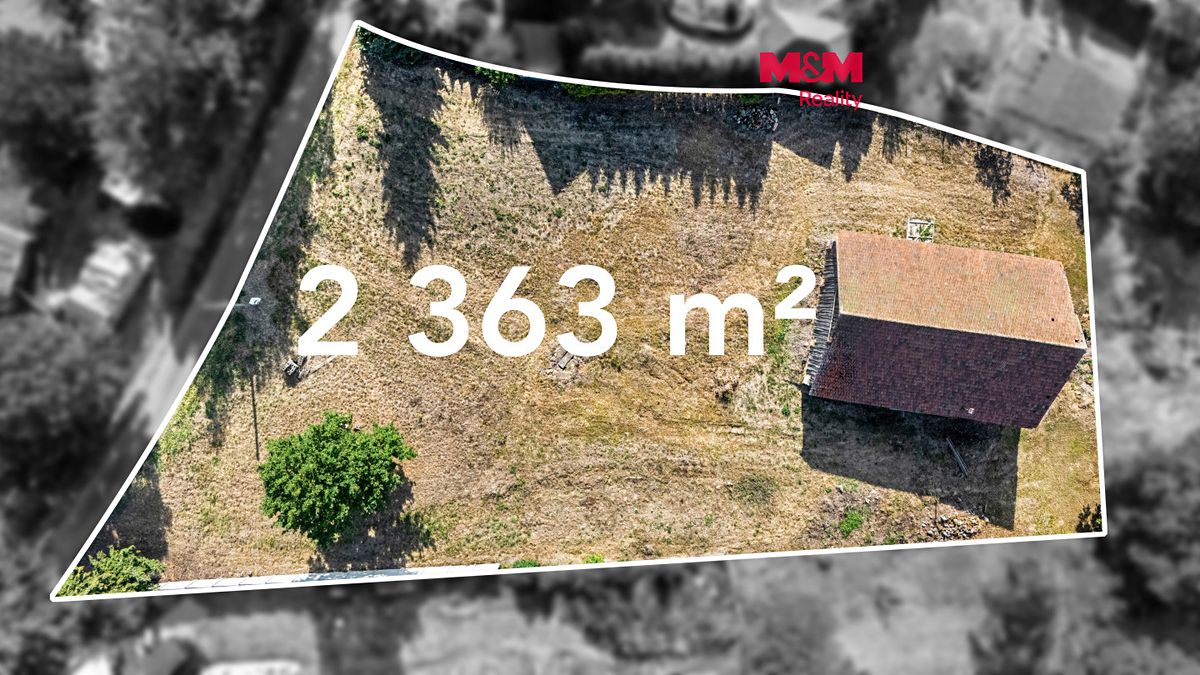 Prodej stavebního pozemku 2583 m², Zahořany – fotka 1 z 3