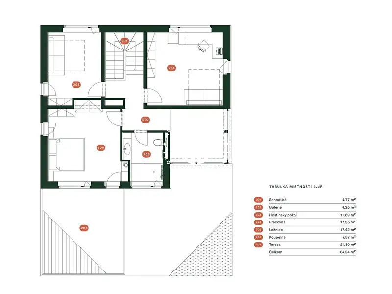 Prodej rodinného domu 201 m², pozemek 850 m², Praha – náhled fotky 3