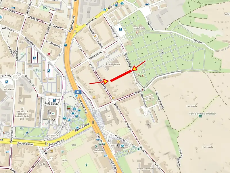 Prodej stavebního pozemku 533 m², Brno – náhled fotky 3