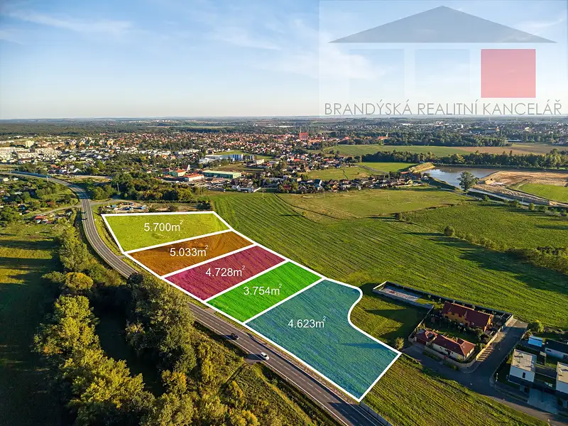 Prodej komerčního pozemku 3754 m², Brandýs nad Labem-Stará Boleslav – náhled fotky 2