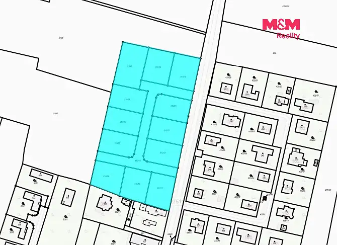 Prodej stavebního pozemku 806 m², Kosořice – náhled fotky 2
