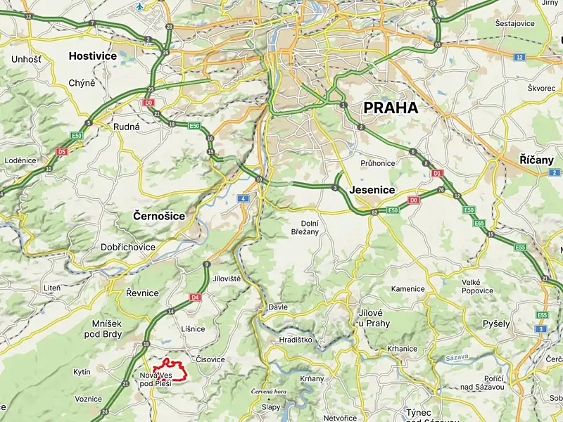 Prodej pole 10239 m², Zahořany – náhled fotky 2