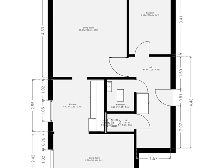 Wohnung 3+1 zum Kauf, 59 m² (21 von 22)