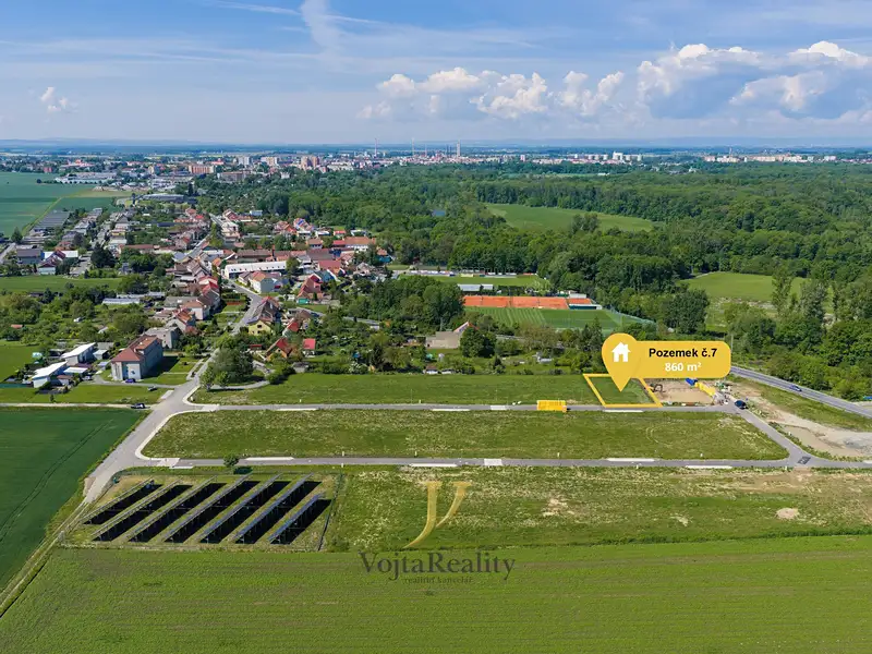 Prodej stavebního pozemku 860 m², Přerov – náhled fotky 2