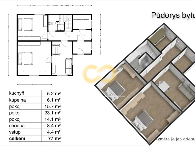 Prodej rodinného domu 77 m², pozemek 3176 m², Řehlovice – náhled fotky 2