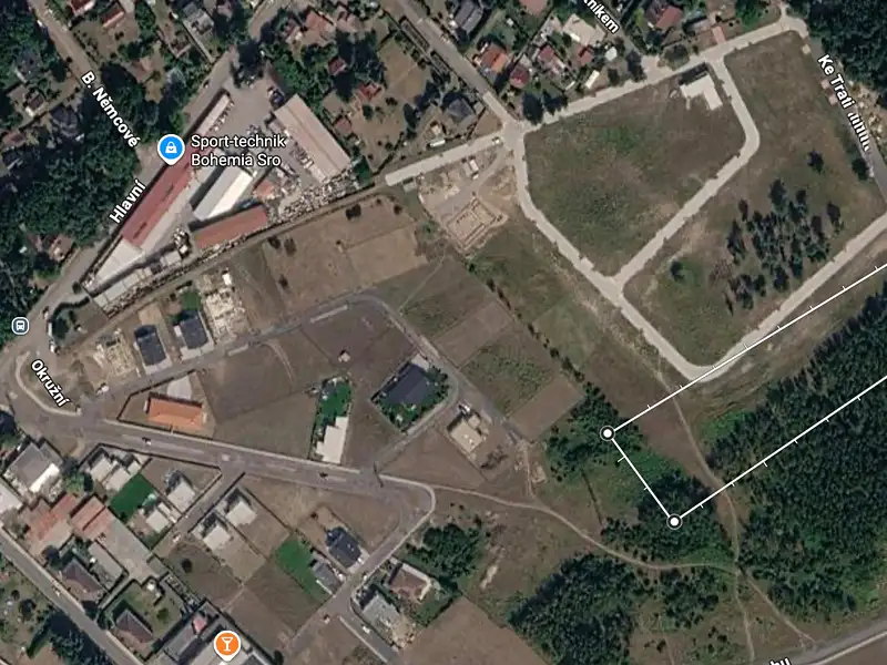 Prodej komerčního pozemku 8317 m², Káraný – náhled fotky 1
