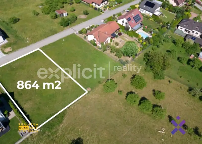 Prodej stavebního pozemku 864 m², Lukov – náhled fotky 3