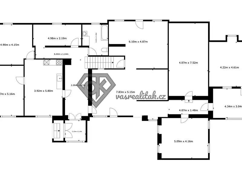 Prodej rodinného domu 216 m², pozemek 4048 m², Osečnice – náhled fotky 3