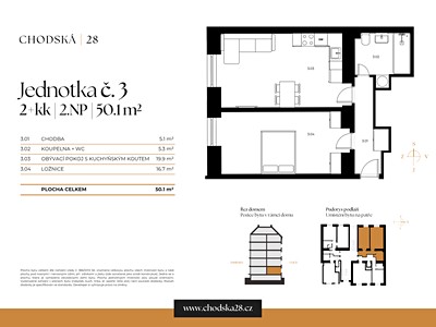 Wohnung 2+kk zum Kauf, 50 m² (3 von 24)