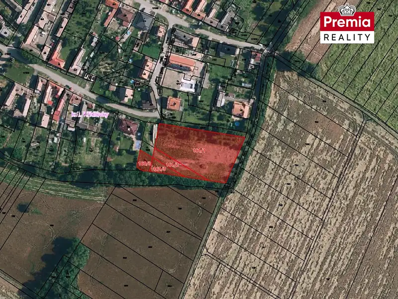 Prodej stavebního pozemku 5064 m², Křídlůvky – náhled fotky 1
