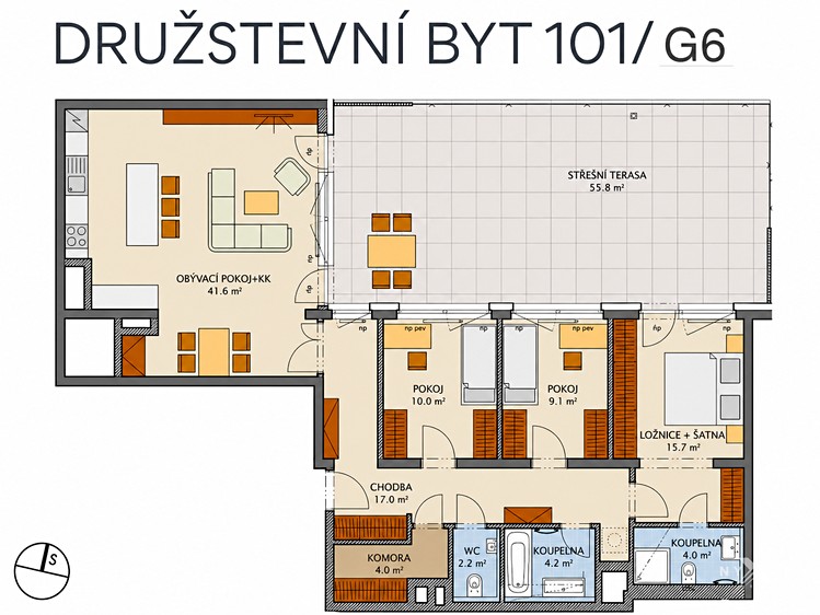 Wohnung 4+kk zum Kauf, 113 m² (9 von 20)