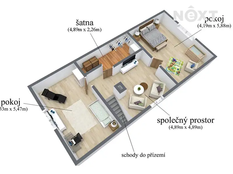 Prodej rodinného domu 175 m², pozemek 1232 m², Pnětluky – náhled fotky 3