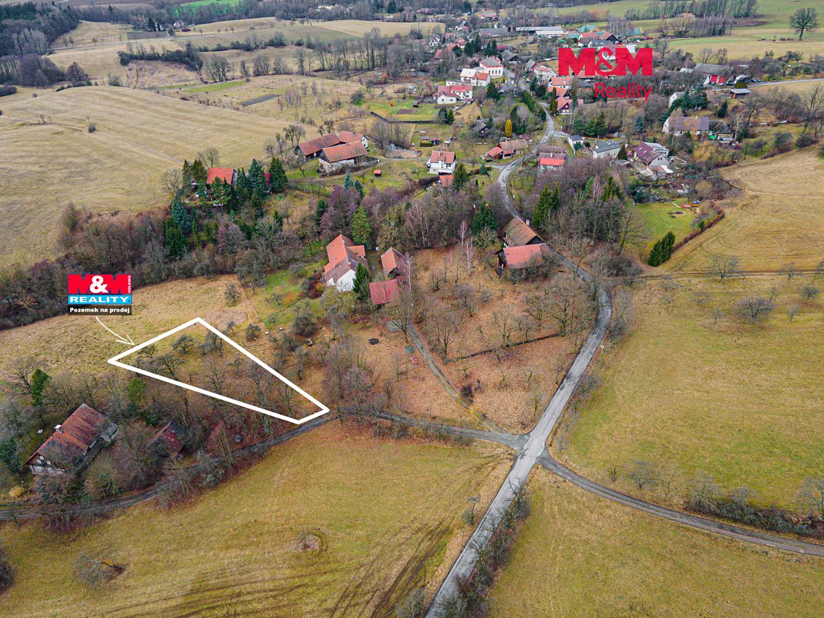 Prodej stavebního pozemku 1259 m², Dobré – fotka 1 z 3