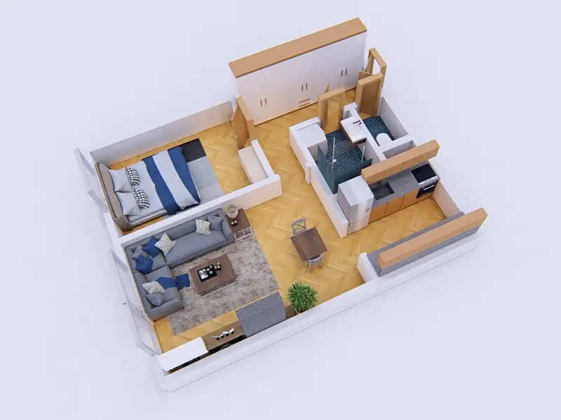 Pronájem bytu 2+kk 45 m², Příbram – náhled fotky 2