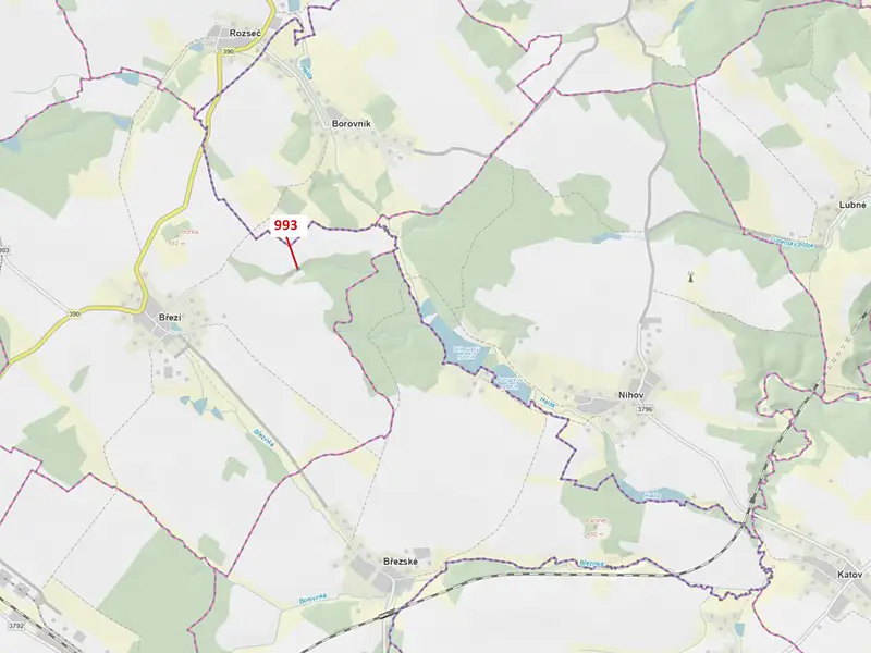 Dražba pozemku 432 m², Březí nad Oslavou – náhled fotky 1