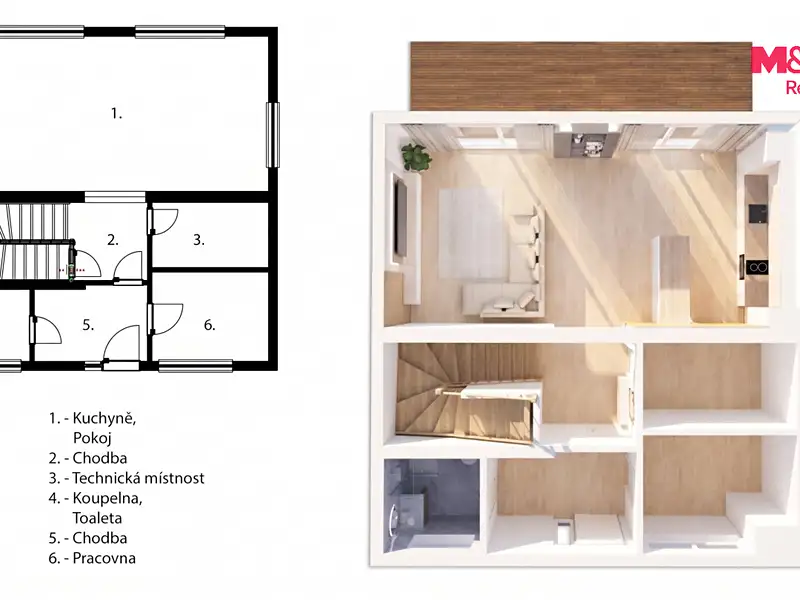 Prodej rodinného domu 132 m², pozemek 364 m², Mělník – náhled fotky 3