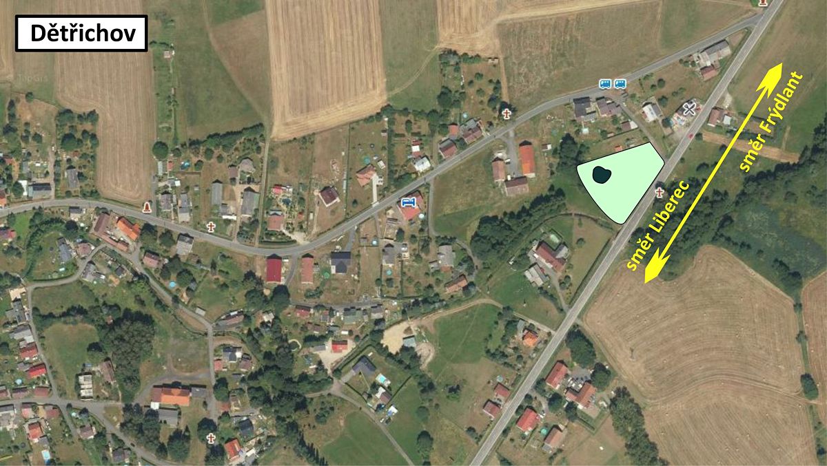 Prodej stavebního pozemku 3454 m² – fotografie 4