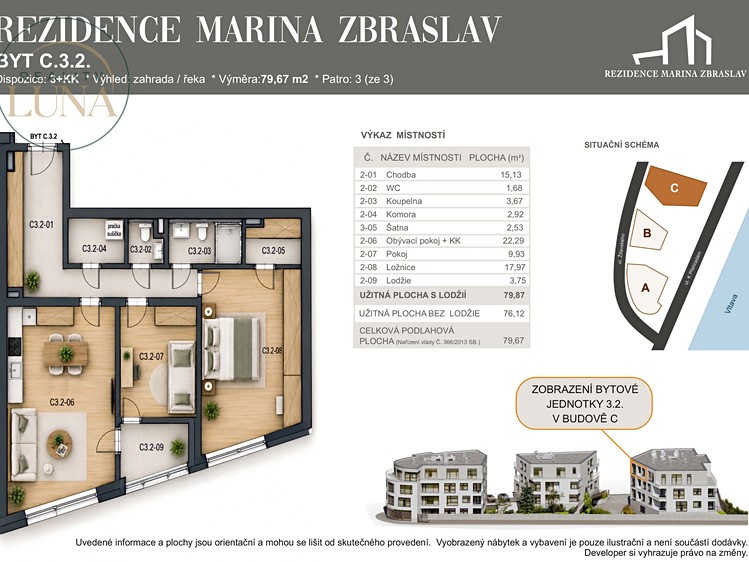 Wohnung 3+kk zum Kauf, 76 m² (4 von 13)