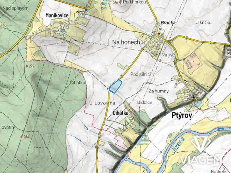Prodej pole 12333 m², Ptýrov – náhled fotky 3