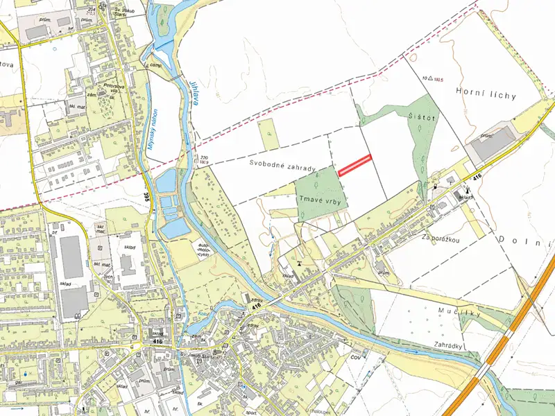 Prodej pole 3148 m², Pohořelice – náhled fotky 2