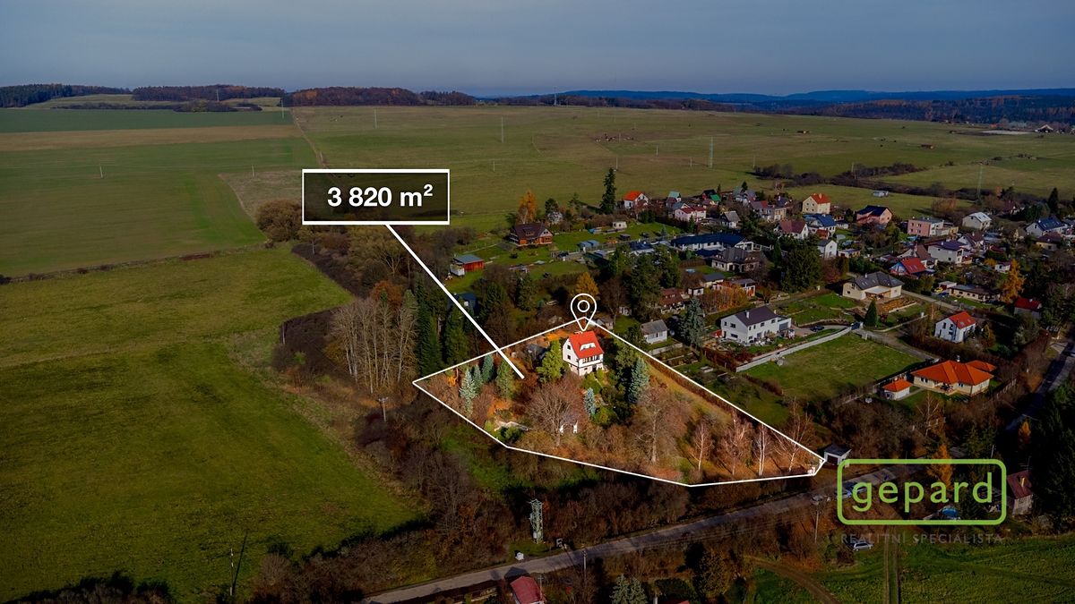 Prodej chaty 125 m², pozemek 3820 m², Čisovice – fotka 1 z 3