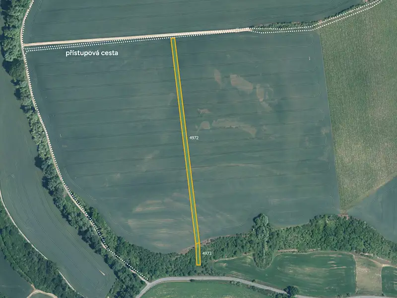 Prodej pole 4574 m², Ořechov – náhled fotky 1