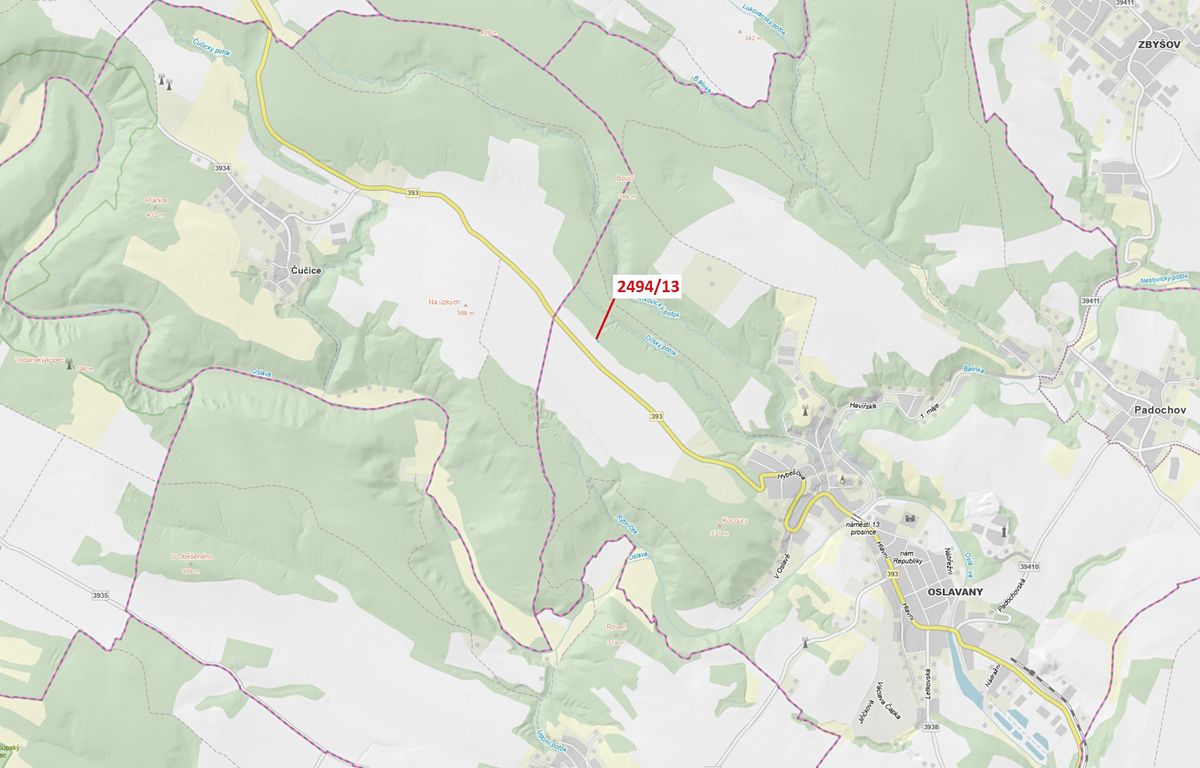 Dražba lesa 113 m², Oslavany – fotka 1 z 3