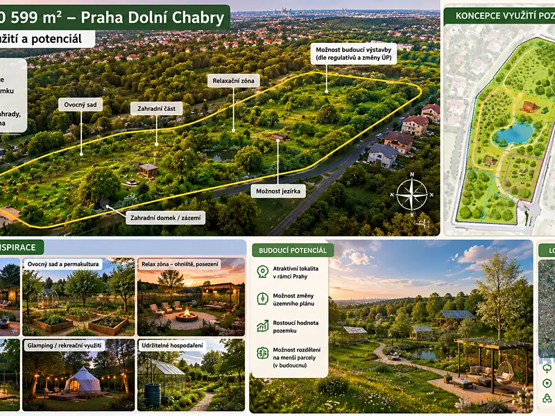 Prodej zahrady 10599 m², Praha – náhled fotky 2