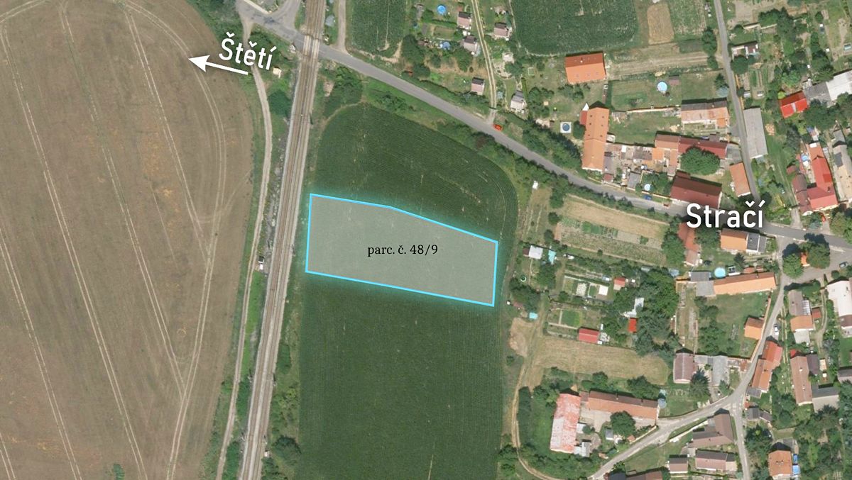 Prodej zahrady 3000 m², Štětí – fotka 1 z 3