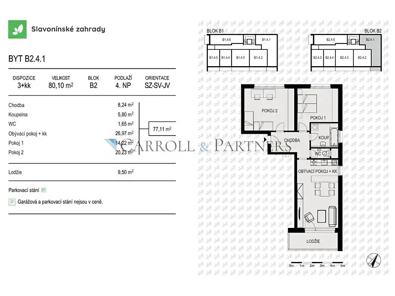 Prodej bytu 3+kk 80 m², Olomouc – náhled fotky 3