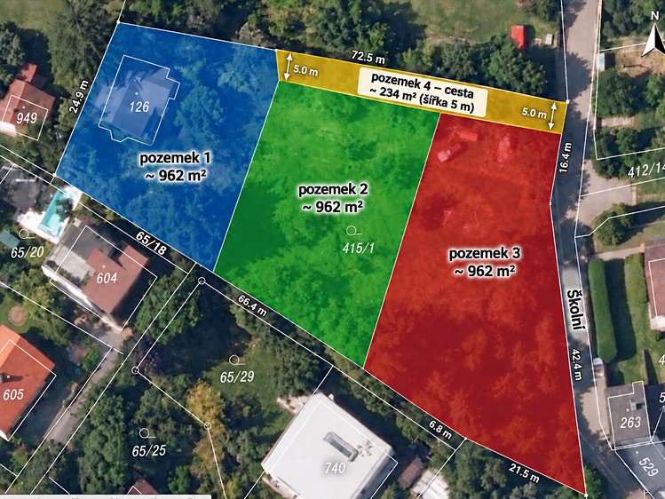 Prodej pozemku, 962 m² (1 z 27)
