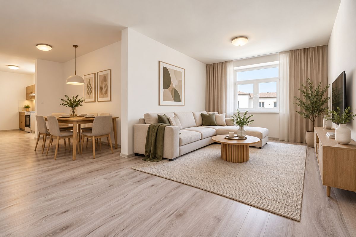 Prodej bytu 2+kk 62 m², Milovice – fotka 1 z 3